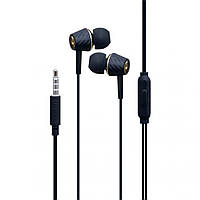 Наушники Hoco M70 Graceful universal earphones with mic Black