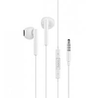 Наушники Hoco M64 Melodious wire control earphones with mic White