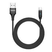 Кабель Hoco U76 Fresh magnetic charging cable for Micro Black