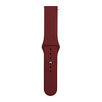 Ремешок Silicone 20 mm Watch Active/Galaxy S4 42 mm/Gear S2/Xiaomi Amazfit Burgundy