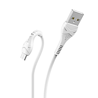 Кабель Hoco X37 Cool power charging data cable for Micro White