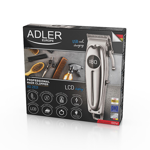 Профессиональная машинка для стрижки волос Adler AD 2831 - фото 8 - id-p1623812582