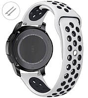 Ремешок Nike Sport 22 mm Watch Gear S3/Xiaomi Amazfit White/Black (S)