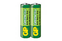 Батарейки GP GREENCELL 1.5V Солевые, 15G-S2, R6, AA 2 шт.