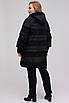 Жіноча осіння  куртка великого розміру  50-66 чорний, фото 3
