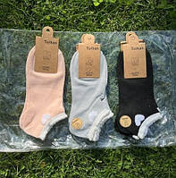 Женские короткие носки Turkan Сердечко Микс 36-42 размер