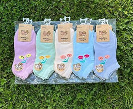Дитячі шкарпетки "Вишенька" кольорові в упаковці 8-12см