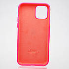 Чохол накладка Silicon Case Full cover для iPhone 11 Pro Hot pink, фото 4