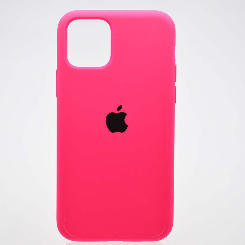 Чохол накладка Silicon Case Full cover для iPhone 11 Pro Hot pink, фото 1