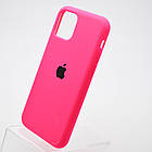 Чохол накладка Silicon Case Full cover для iPhone 11 Pro Hot pink, фото 2
