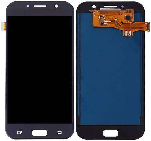 Дисплей Samsung Galaxy A7 A720 2017 с тачскрином, оригинал 100% Service Pack, Black, фото 2
