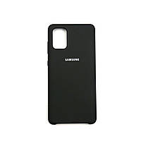 Чехол Jelly Silicone Case (No Logo) Samsung A71 Black (18)