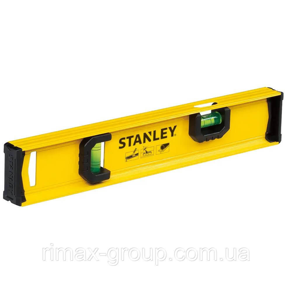 Уровень BASIC I-BEAM из алюминия длиной 300 мм с двумя капсулами STANLEY 0-42-072, фото 1