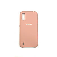 Чехол Jelly Silicone Case Samsung A01 Pink Sand (19)