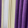Штори мікровелюр Дует №450 фіолет-крем, фото 6