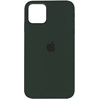 Защитный чехол для Iphone 12 Pro (6.1") (Зеленый / Cyprus Green) Silicone Case Full Protective (AA)