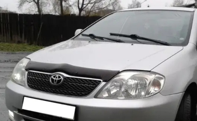 Мухобойка,дефлектор капота Toyota Corolla 2001-2006 (Sim)