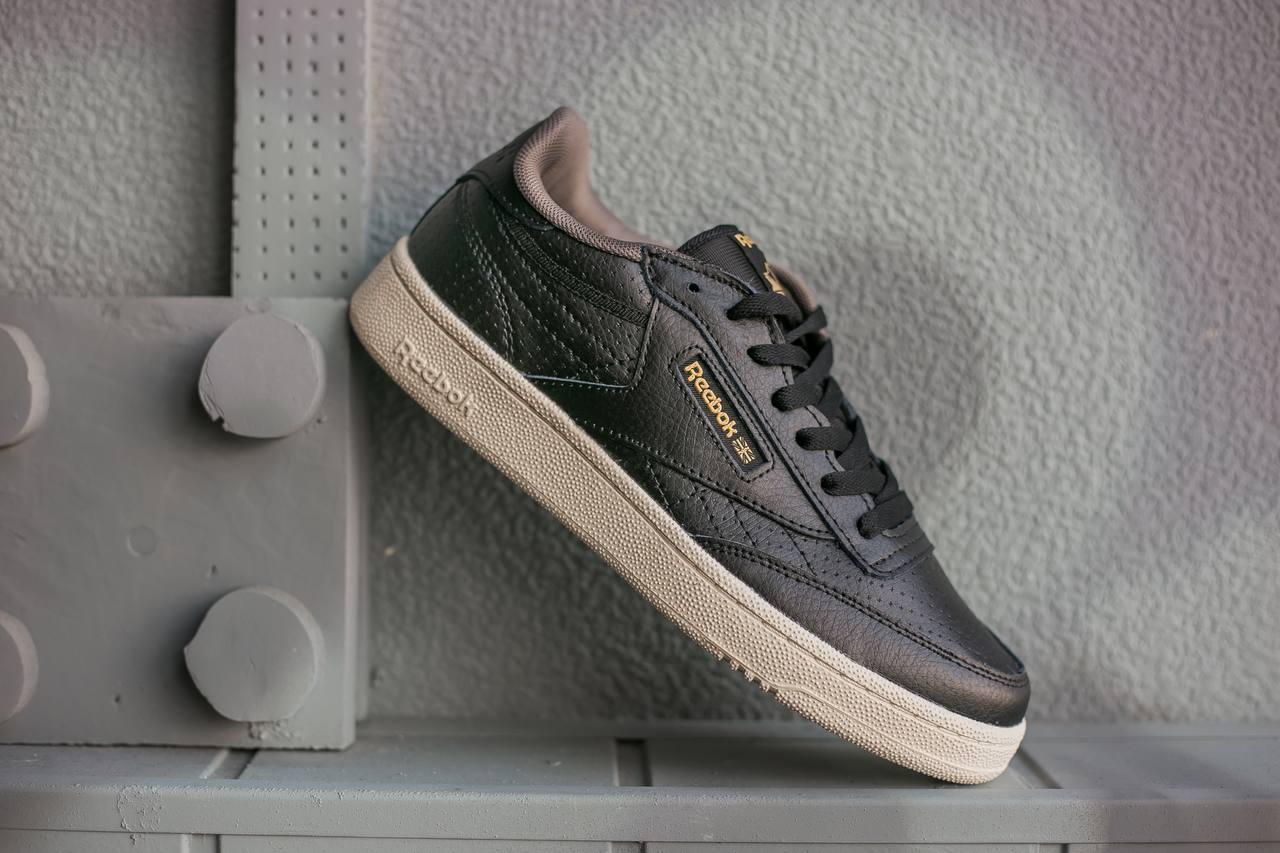 Кроссовки мужские черные Reebok Champion (06227)