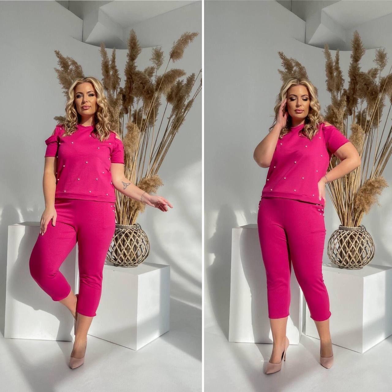 Шикарний жіночий костюм, тканину "Трікотаж" 50, 52, 54, 56 розмір 50