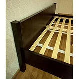 Двоспальне ліжко-160 Меблі-Сервіс Фантазія-Нью лдсп венге, фото 5