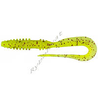 Силикон Keitech Mad Wag Mini 2.5" PAL#01 Chartreuse Red Flake (12шт)