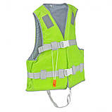 Рятувальний жилет YW1218 розмір M EPE піна та 420D поліестер, зелений, фото 2