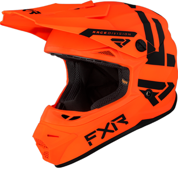 Мотошлем молодий FXR Youth Legion 22 оранжевий, S