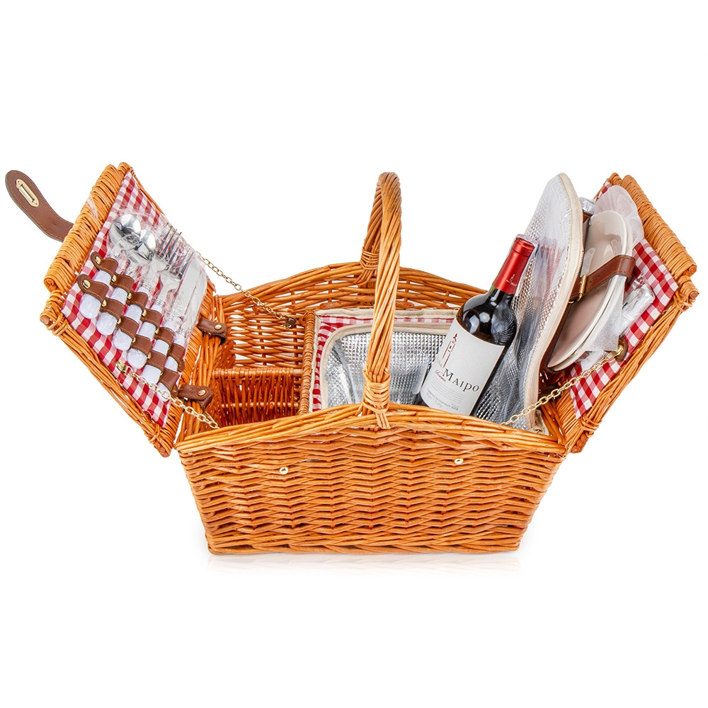 Корзина для Пікніка Рандеву на 2 Персони 42х30х20 См 10503-028 Сумка ...