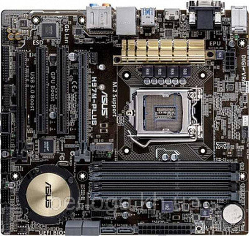 Материнська плата Asus H97M-PLUS