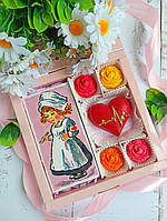 Шоколадный подарочный набор доктору медработнику медсестре Ручная роспись Шоколадная открытка