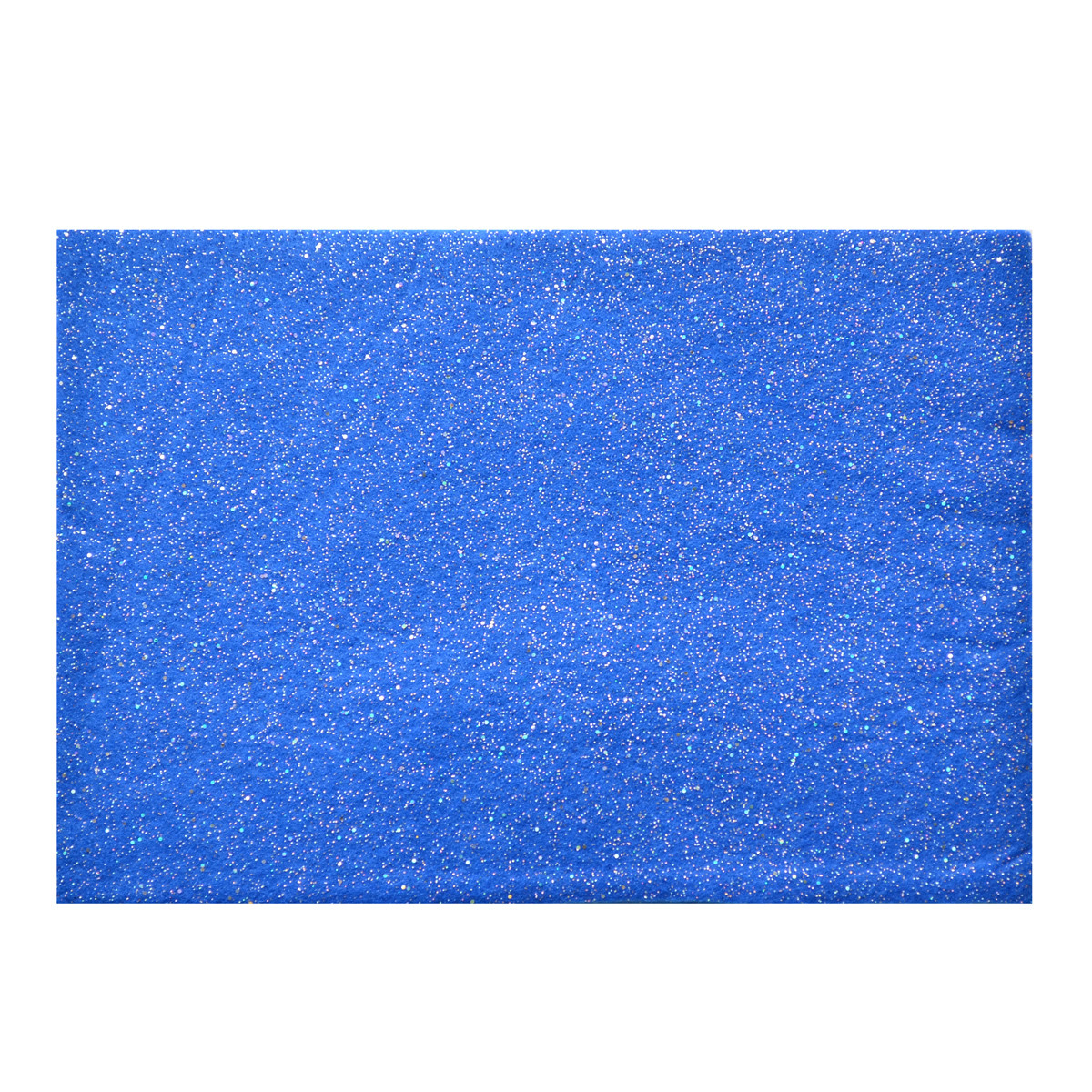 Набір Фетр Santi м'який з глит. синій 21*30см (10л) код: 741808, фото 1