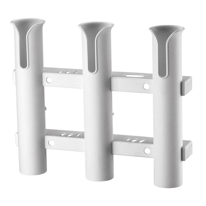 Тримач для 3 вудок, пластиковий, білий C12731-S, фото 1