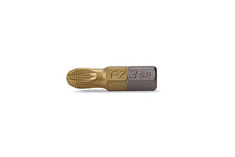 Насадка РZ3*25 мм "LT", 1/4", S2, Титан (10 шт. в блістері)