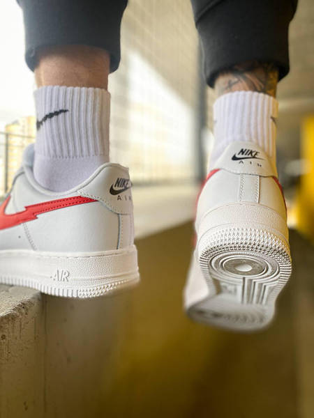 Nike Air Force 1 Low White Red 06359 Marvinshop