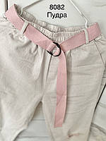 Штани літні світлі  жіночі джинси рвані вкорочені стрейч 42 44 46