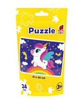 Пазли у мішечку Puzzle in stand-up pouch "Unicorn", пак. 20*13см, ТМ Vladi Toys, Україна (35)