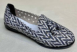 Жіночі балетки літні шкіряні від виробника модель ВЛ22-1824