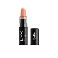 Матова помада для губ NYX Cosmetics Matte Lipstick Forbidden - Peach toned nude MLS23