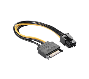 Перехідник живлення SATA (M) - PCIe 6pin для відеокарт TRY кабель