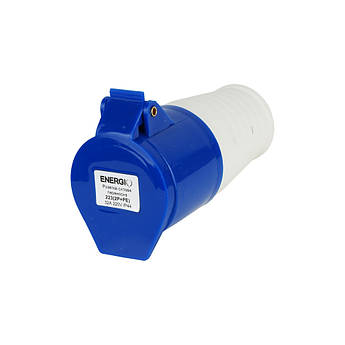 Розетка силова переносна ENERGIO 223 (2P+PE) 32A 220V IP44