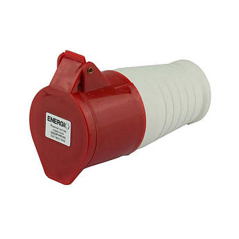 Розетка силова переносна ENERGIO 225 (3P+PE+N) 32A 380V IP44