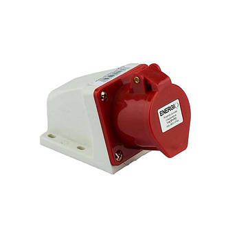 Розетка силова стаціонарна ENERGIO 114 (3P+PE) 16 A 380V IP44