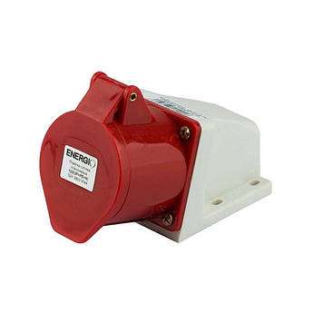 Розетка силова стаціонарна ENERGIO 125 (3P+PE+N) 32A 380V IP44