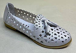 Жіночі балетки літні шкіряні від виробника модель ВЛ22-1829