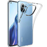 Прозорий силіконовий чохол для Xiaomi Mi 11 Lite, фото 3