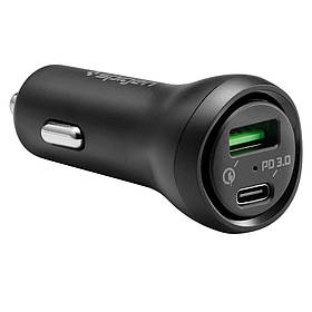 Автомобільний зарядний пристрій Spigen Qualcomm 3.0 — USB C/A, 45 W Dual (27 W + 18 W)