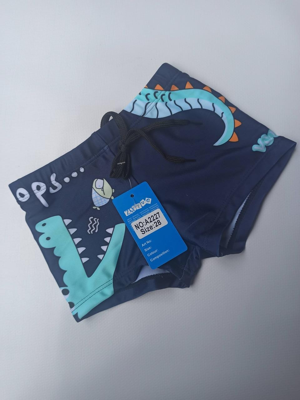 Шорты-плавки детские Z.Five 2227 синий(В НАЛИЧИИ ТОЛЬКО 28 30 32 34 36 УКР р-ры)