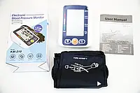 Автоматичний тонометр km-210 для вимірювання артеріального тиску та пульсу тонометр автомат, фото 5