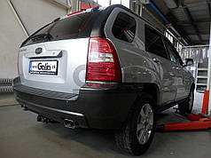 Фаркоп Kia Sportage 2 KM 2004-2010 (Кіа Спортейдж 2) оцинкований Швидкознімний автомат на ручці
