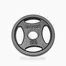 Диск олімпійський металевий 5 кг RN-Sport під гриф Ø50 мм BS1051, фото 2